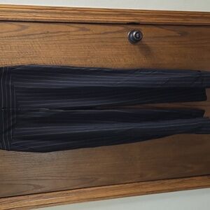 Worthington Black and Silver Pinstripe Pants